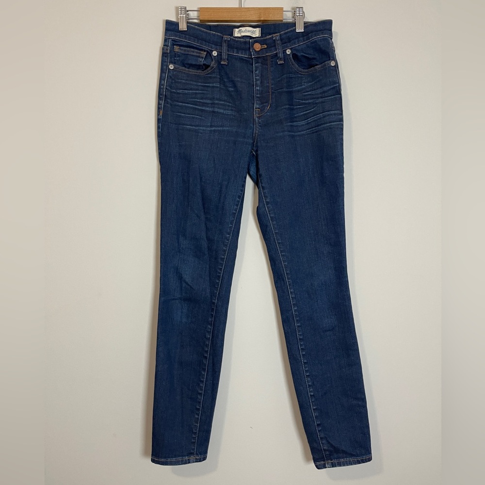Madewell Womens Jeans Size 27 Blue Dark Wash High Riser Skinny